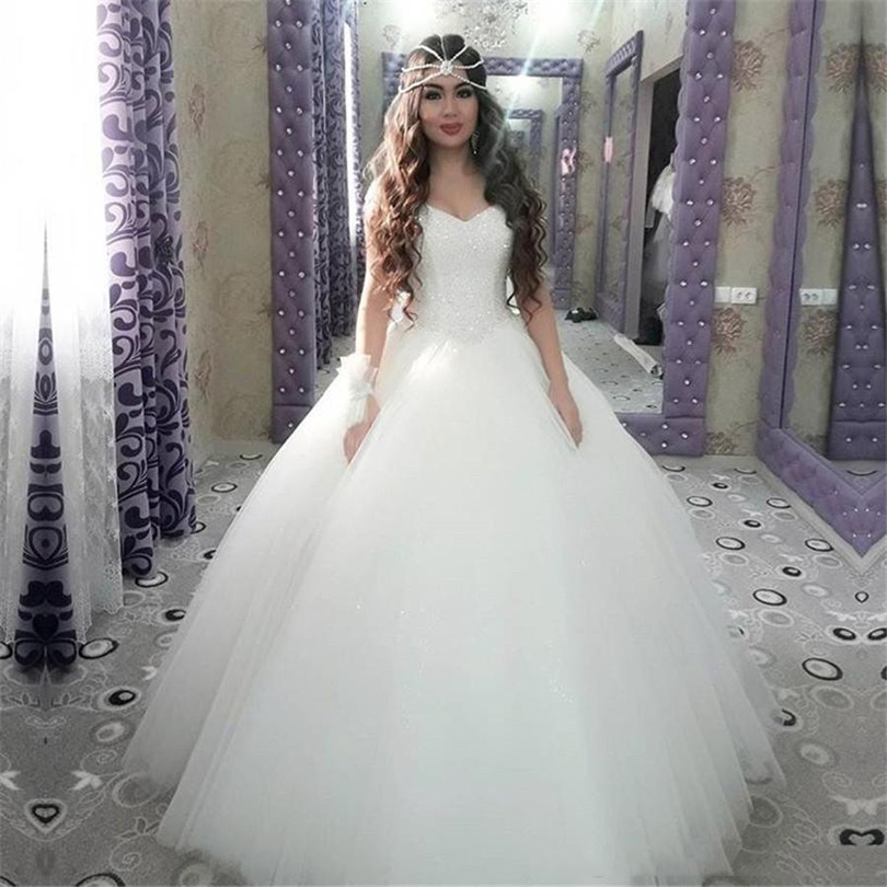 Custom Made Strapless Bling Bling Sequins Ball Gown Wedding Dresses Sweetheart Lace Up Tulle Wedding Bridal Gowns vestidos de novia, White
Custom Made Strapless Bling Bling Sequins Ball Gown Wedding Dresses Sweetheart Lace Up Tulle Wedding Bridal Gowns vestidos de novia, White