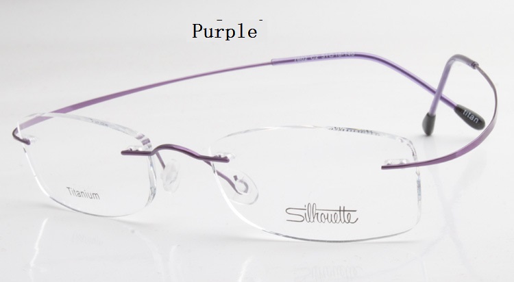 - Silhouette Titanium Rimless Optical Glasses Frame No Screw Prescription Eyeglasses With Bax Free Shipping Good quality