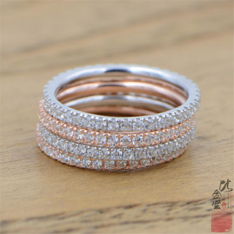 Hot Sale Sparkling Simple Luxury Jewelry 925 Sterling Silver Full White Sapphire CZ Diamond Party Sweet Cute Women Wedding Band Ring Gift
Hot Sale Sparkling Simple Luxury Jewelry 925 Sterling Silver Full White Sapphire CZ Diamond Party Sweet Cute Women Wedding Band Ring Gift