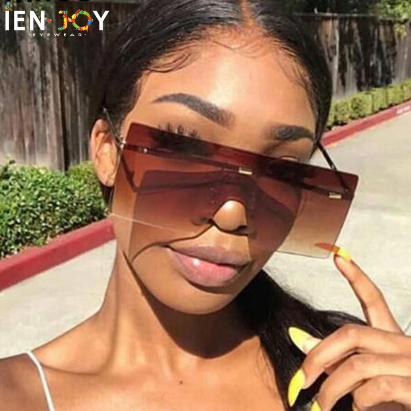 IENJOY 2020 Oversized Sunglasses for Women Retro Vintage Sunglasses Rimless Eyewear feminino
IENJOY 2020 Oversized Sunglasses for Women Retro Vintage Sunglasses Rimless Eyewear feminino