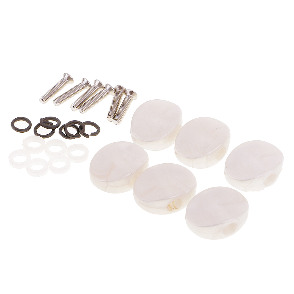 Set of 6 Pieces Tuning Peg Tuning Key Button Cap Machine Heads for Acoustic Electric Guitar Parts
Set of 6 Pieces Tuning Peg Tuning Key Button Cap Machine Heads for Acoustic Electric Guitar Parts