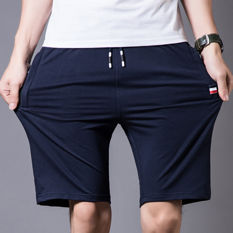 Cotton Shorts Men Summer Beach Short Male Casual Shorts Mens Solid Boardshorts High Quality Elastic Fashion Short Men S-5xl 1012 C19032801