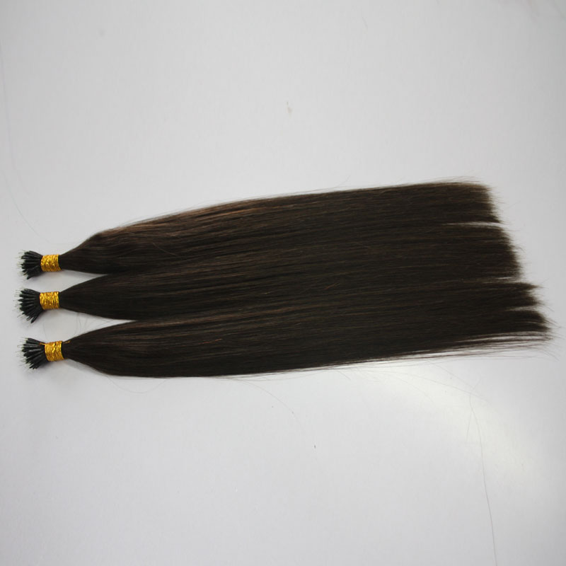 8a grade body wave nano ring virgin hair natural color rings hair extension for women 0 8g s 200s lot