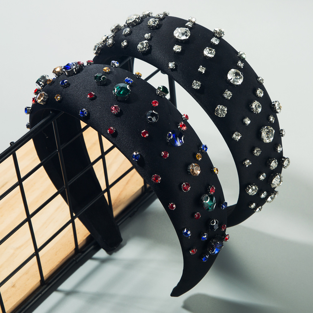 Hair accessories hair band female inlaid rhinestone large size wide edge thin sponge Baroque headband head buckle
Hair accessories hair band female inlaid rhinestone large size wide edge thin sponge Baroque headband head buckle