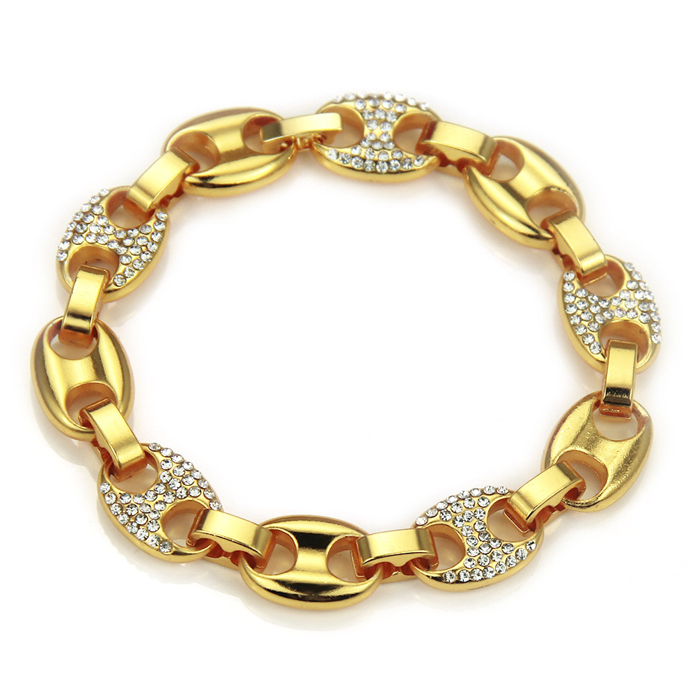 Accessories Diamond Ellipse Men And Women Bracelet Bracelet Hiphop Bracelet Ornaments
Accessories Diamond Ellipse Men And Women Bracelet Bracelet Hiphop Bracelet Ornaments