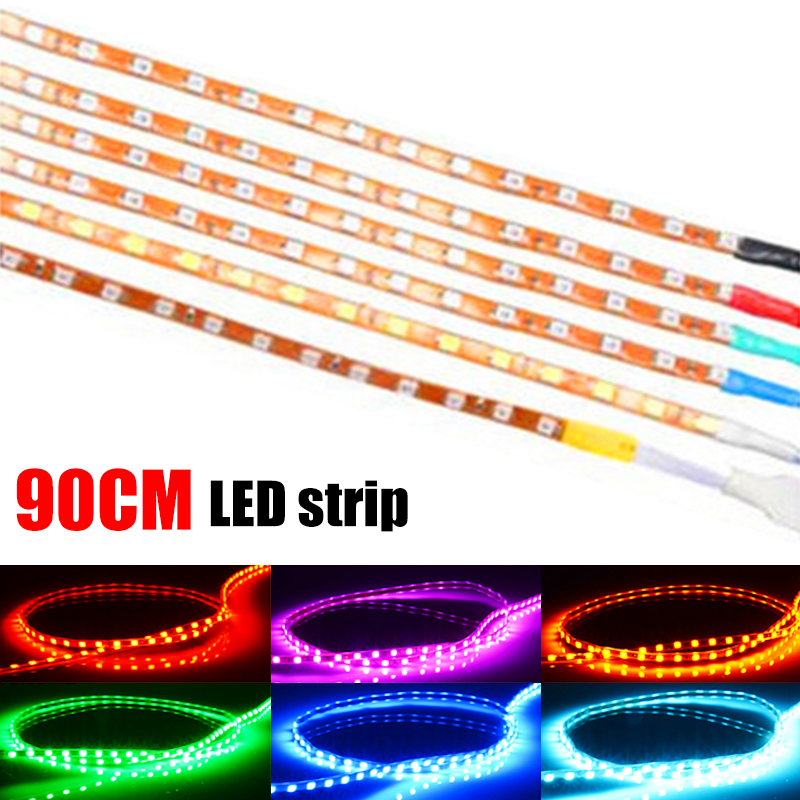 1Pcs 90cm LED DRL Car Decoration Strip Light DRL Daytime Running Light Waterproof LED Flexible Strips Knight Rider 12V
1Pcs 90cm LED DRL Car Decoration Strip Light DRL Daytime Running Light Waterproof LED Flexible Strips Knight Rider 12V