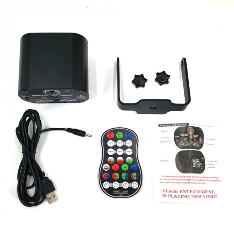 Mini Stage Light Disco Laser DJ Lights 60 Patterns Party Light For Birthday Wedding Party Bar KTV