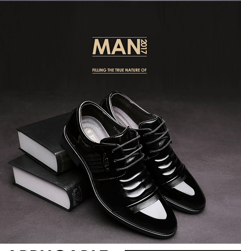 Hot Sale-leather black formal shoes men office shoes men wedding shoes zapatos para hombre sapatos masculinos heren schoenen erkek ayakkabi