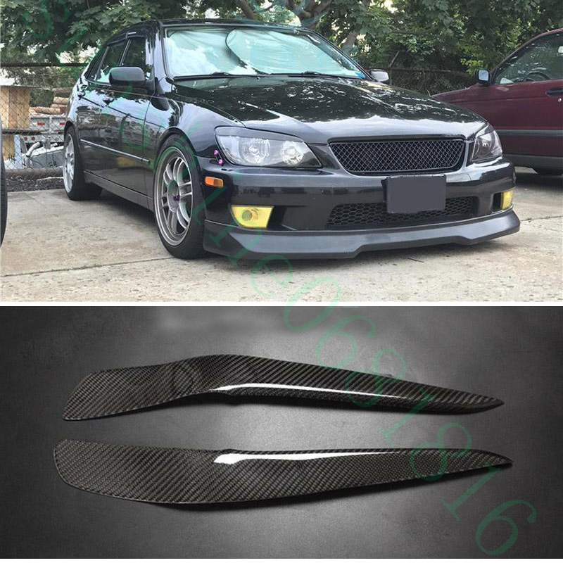 1set Car Auto Carbon Fiber Front Left+Right HeadLight Eyebrow Frame Trim DIY For Lexus IS200 2007-09
1set Car Auto Carbon Fiber Front Left+Right HeadLight Eyebrow Frame Trim DIY For Lexus IS200 2007-09