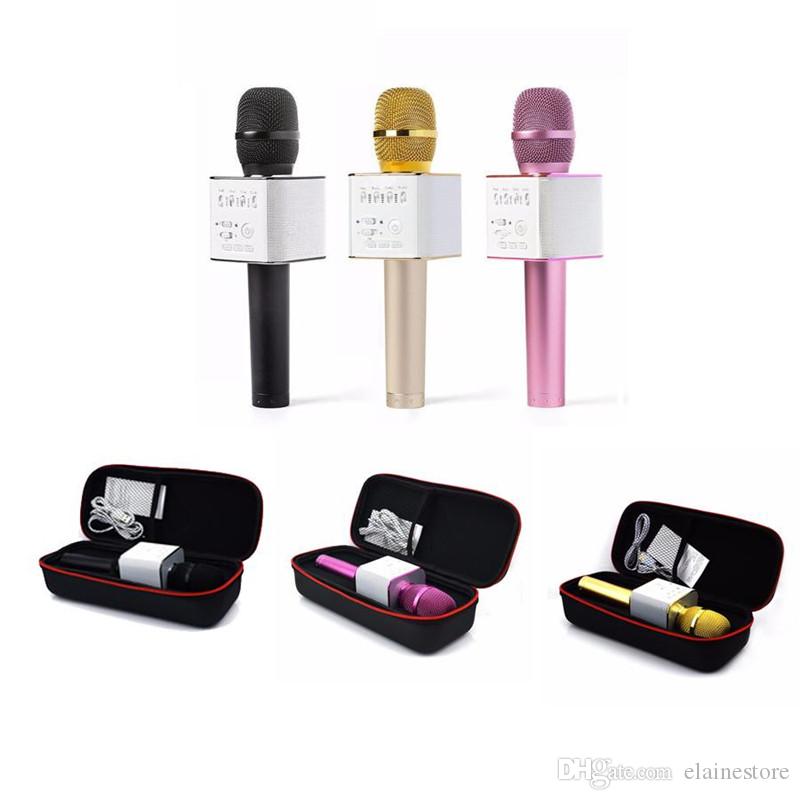 2020 Magic Q9 Bluetooth Microphone Speaker Q9 Karaoke Singing Record Player KTV Wireless Portable Microphone for IOS Andriod phone With Box
2020 Magic Q9 Bluetooth Microphone Speaker Q9 Karaoke Singing Record Player KTV Wireless Portable Microphone for IOS Andriod phone With Box