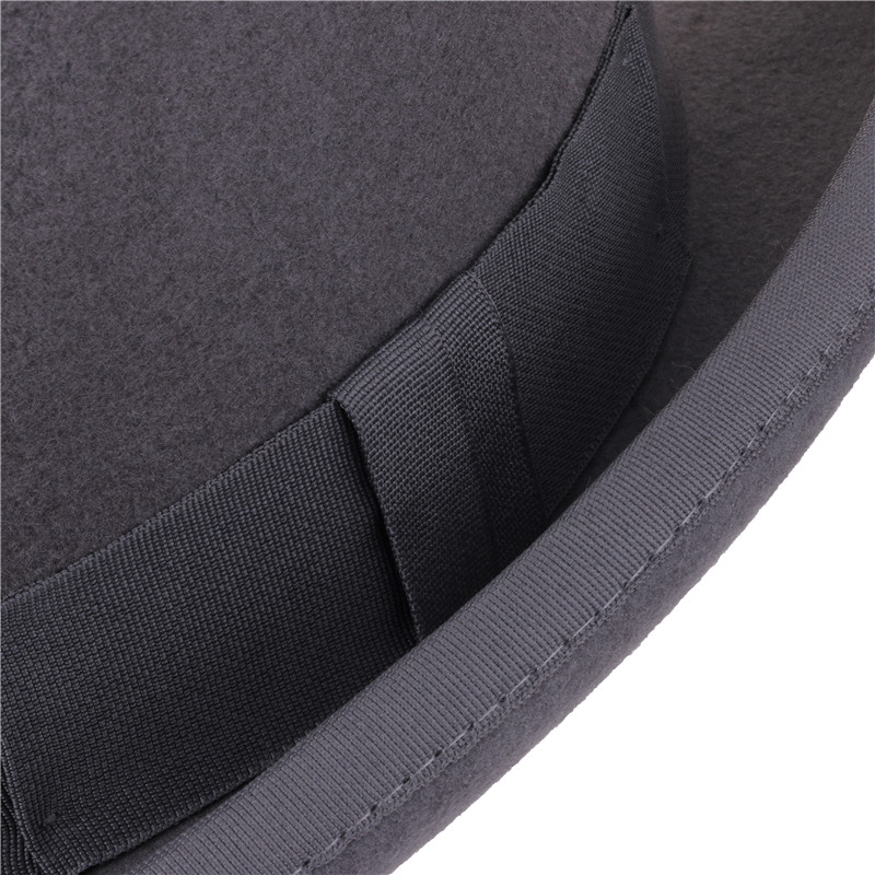 135cm high 100 Wool Top Hat Satin Lined President Party Men039s Felt Derby Black Hat Women Men Fedoras6024196