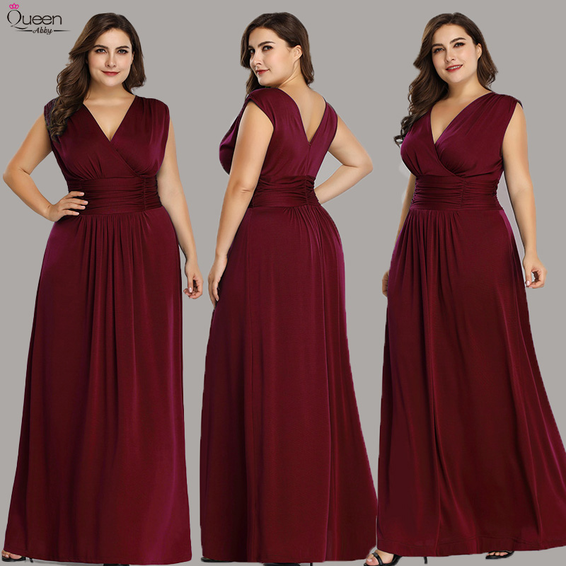 Plus Size Evening Dresses Long Queen Abby A-line V-neck Sleeveless Elegant Formal Women Wedding Party Gowns Vestido De Noiva, Black
Plus Size Evening Dresses Long Queen Abby A-line V-neck Sleeveless Elegant Formal Women Wedding Party Gowns Vestido De Noiva, Black