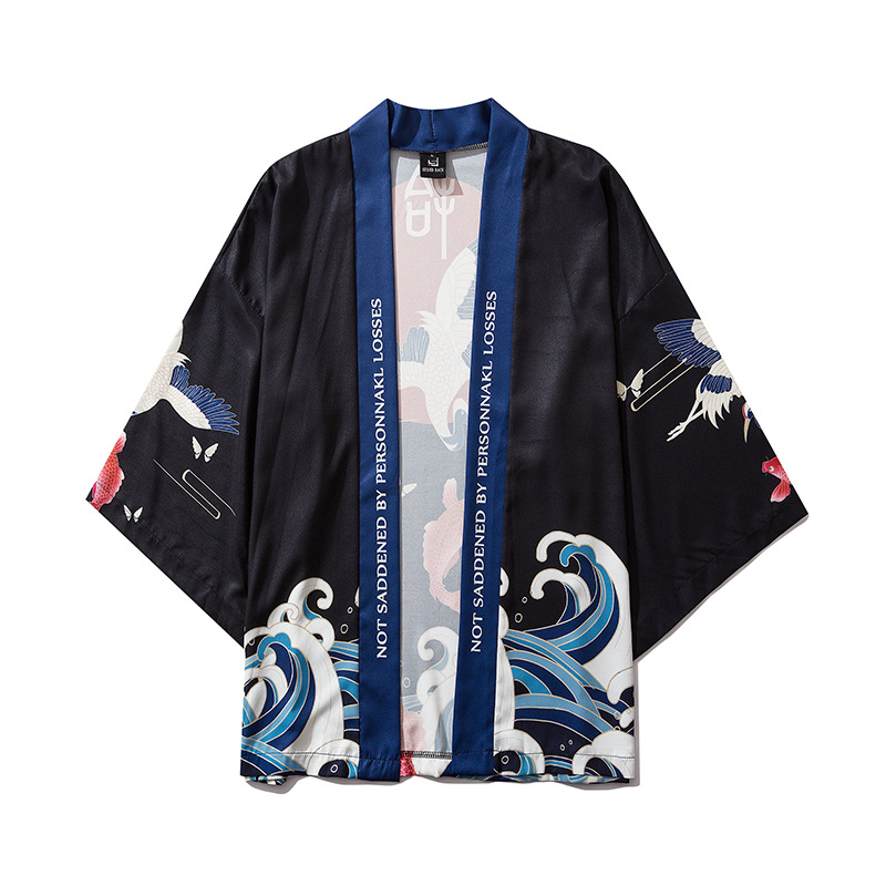 Ethnic Clothing Japanese Kimono Traditional Cardigan Jacket Yukata Men Floral Print Casual Loose Tops Japan
Ethnic Clothing Japanese Kimono Traditional Cardigan Jacket Yukata Men Floral Print Casual Loose Tops Japan