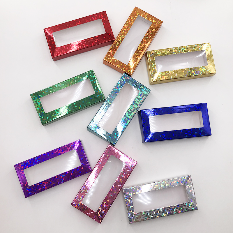 Holographic lashes box new style lashes package soft cardboard glitter lashes box wholesale custom private label
Holographic lashes box new style lashes package soft cardboard glitter lashes box wholesale custom private label