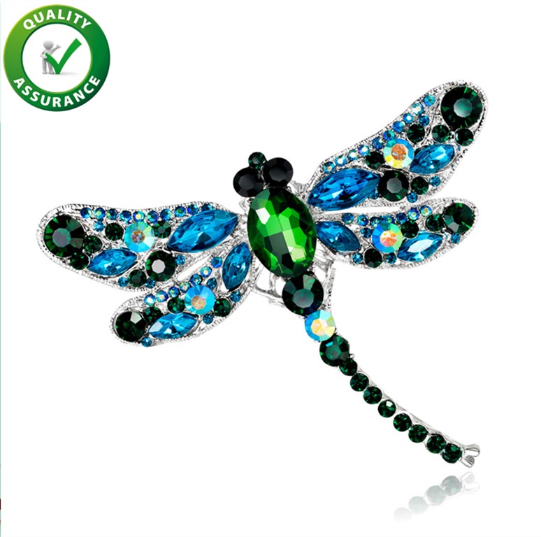 DesignerCrystal Vintage Dragonfly Brooches Women Large Insect Brooch Pin Fashion Dress Coat Accessories Cute Jewelry Shinny Rhinestone Gift
DesignerCrystal Vintage Dragonfly Brooches Women Large Insect Brooch Pin Fashion Dress Coat Accessories Cute Jewelry Shinny Rhinestone Gift