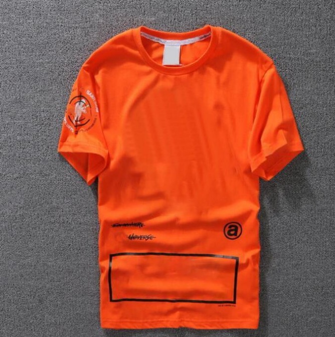 Fashion- Casual T-shirt Mens Clothing Summer Designer Shirt Black White Orange Size S-XXL Cotton Blend Crew Neck Short Sleeve Cartoon Print, White;black
Fashion- Casual T-shirt Mens Clothing Summer Designer Shirt Black White Orange Size S-XXL Cotton Blend Crew Neck Short Sleeve Cartoon Print, White;black