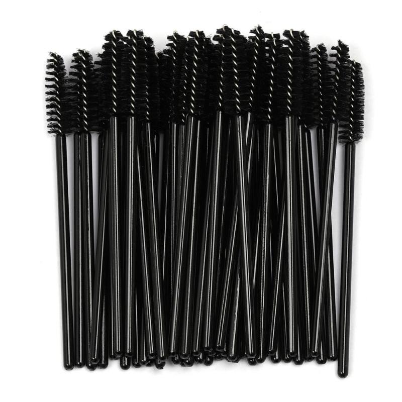 Six Colors Disposable Mascara Wands Mini Lashes Brushes Mascara Applicator Micro Spoolie Brushes For Eye Lash