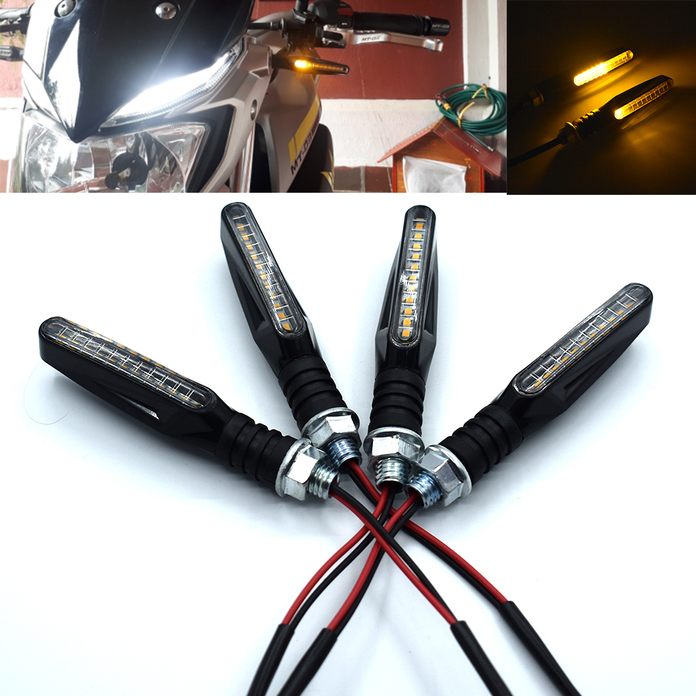 For 2PCS Motorcycle LED Turn Signal Lights Universal Indicator Blinker Amber Motorbike Lamp Bendable Flashing Yellow Tail Lights
For 2PCS Motorcycle LED Turn Signal Lights Universal Indicator Blinker Amber Motorbike Lamp Bendable Flashing Yellow Tail Lights