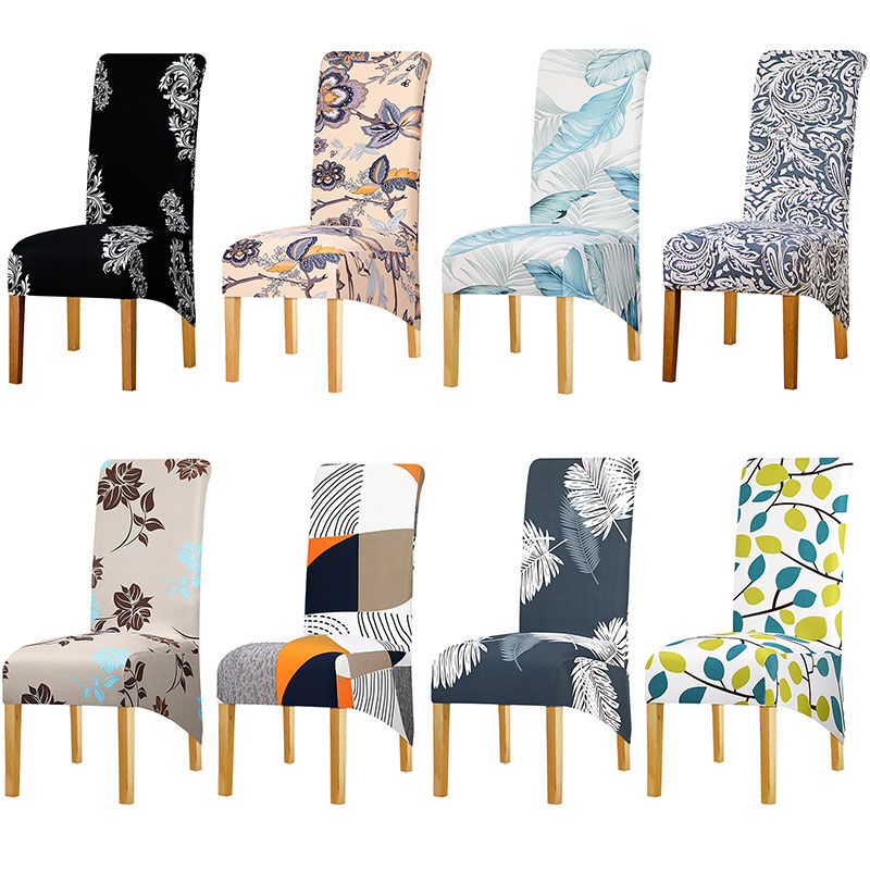 XL Size Chair Cover Large Size Big High Back Long Seat Chair Covers King Back Covers For Home Hotel Party Banquet