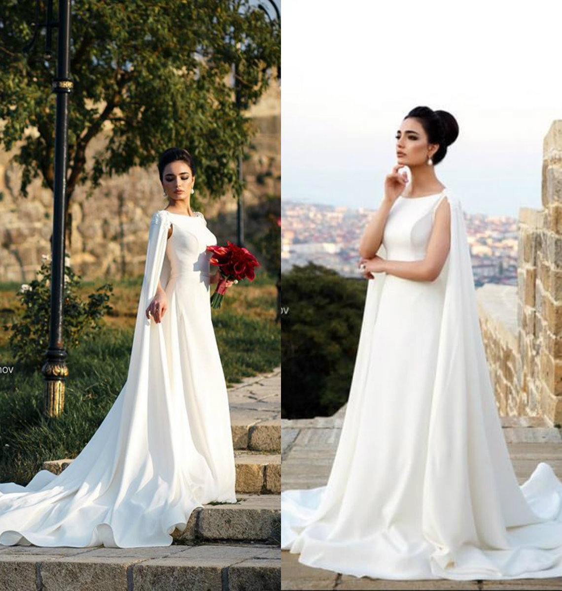 2020 New Arrival Wedding Gowns A Line Jewel Neck Sleeveless Plus Size Wedding Dresses Sweep Train Satin Applique Bridal Gowns, Burgundy
2020 New Arrival Wedding Gowns A Line Jewel Neck Sleeveless Plus Size Wedding Dresses Sweep Train Satin Applique Bridal Gowns, Burgundy