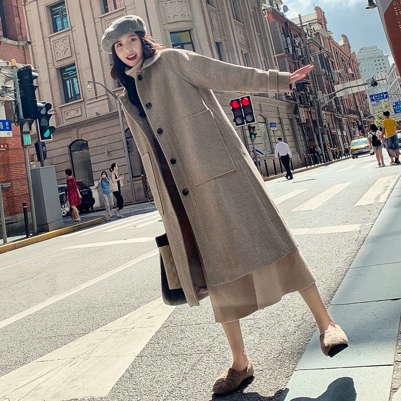 2019 Winter Loose long Coat women Temperamental Elegant Overknee manteau femme hiver casaco feminino jas Overcoat, Picture color
2019 Winter Loose long Coat women Temperamental Elegant Overknee manteau femme hiver casaco feminino jas Overcoat, Picture color
