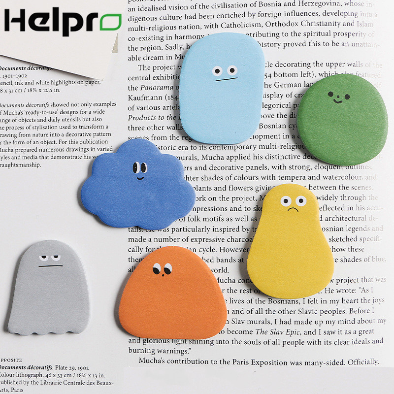 Helpro 30 Sheets Sticky Notes Cute Creature Label Memo Pad for Writing Papeleria School Office Paper Sticky Stationery Supplies
Helpro 30 Sheets Sticky Notes Cute Creature Label Memo Pad for Writing Papeleria School Office Paper Sticky Stationery Supplies