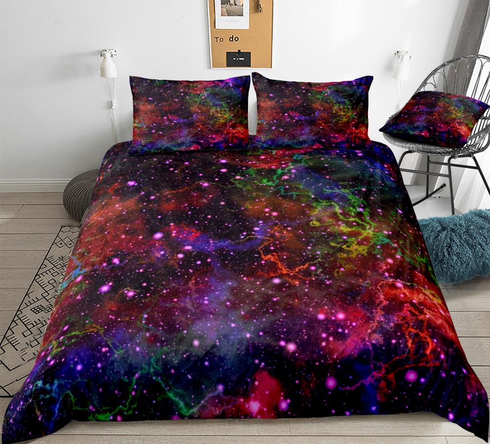 Colorful Galaxy Duvet Cover Set Multicolor Outer Space Bedding Universe Home Textiles Starry Sky Quilt Cover Colorful Dropship, 01
Colorful Galaxy Duvet Cover Set Multicolor Outer Space Bedding Universe Home Textiles Starry Sky Quilt Cover Colorful Dropship, 01