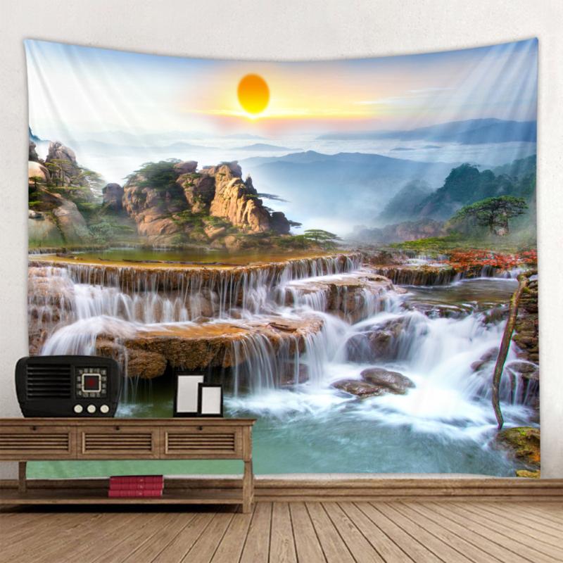 Hot selling waterfall background tapestry living room bedroom wall decoration tapestry digital printing multiple sizes
Hot selling waterfall background tapestry living room bedroom wall decoration tapestry digital printing multiple sizes
