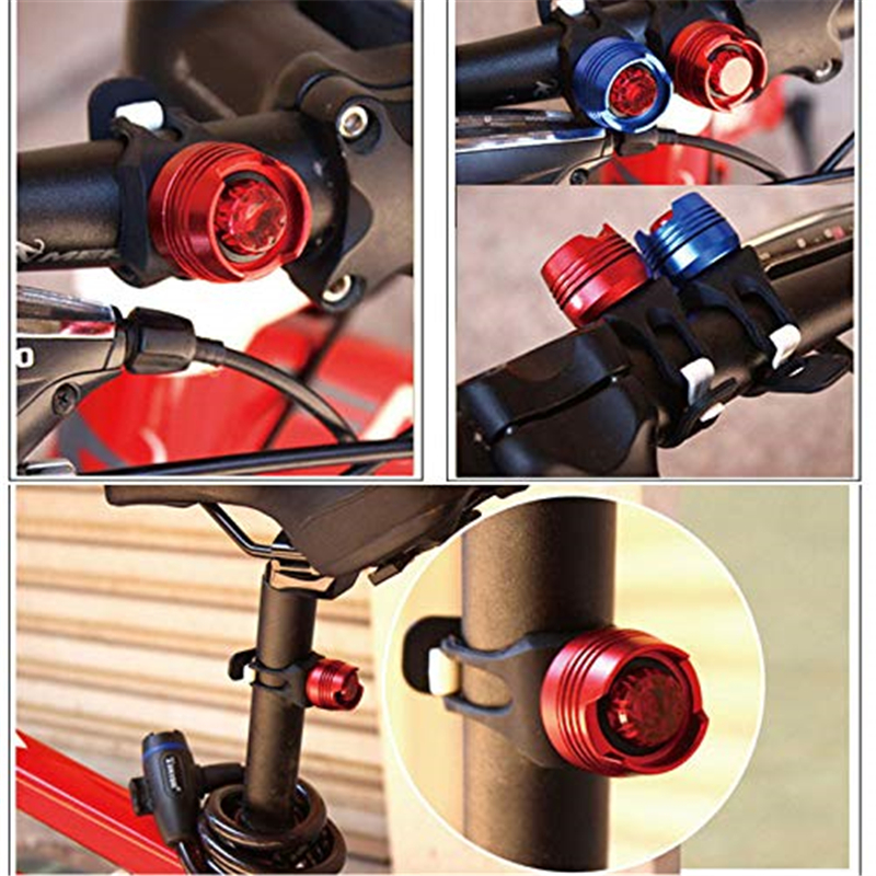 Bike Bicycle Cycling Light Flash Lights Safety Warning Lamp LED Front Lamp Back Tail Rear Lighting Bicycle Accessories Waterproof