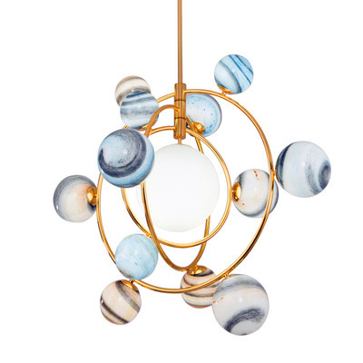 2020 New Stray Earth Chandelier Lighting Children's Room Bedroom led Lighting Lamp Kindergarten Dance Room Decoration Chandelier