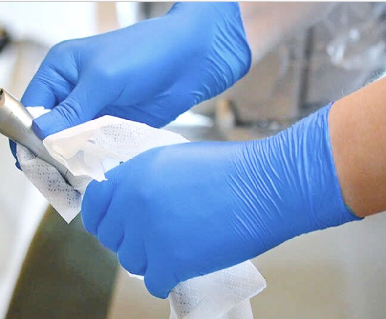 100Pcs Disposable Gloves Nitrile Latex Gloves Dishwashing Home Service Catering Hygiene Kitchen Garden Cleaning Gloves wholesale in stock