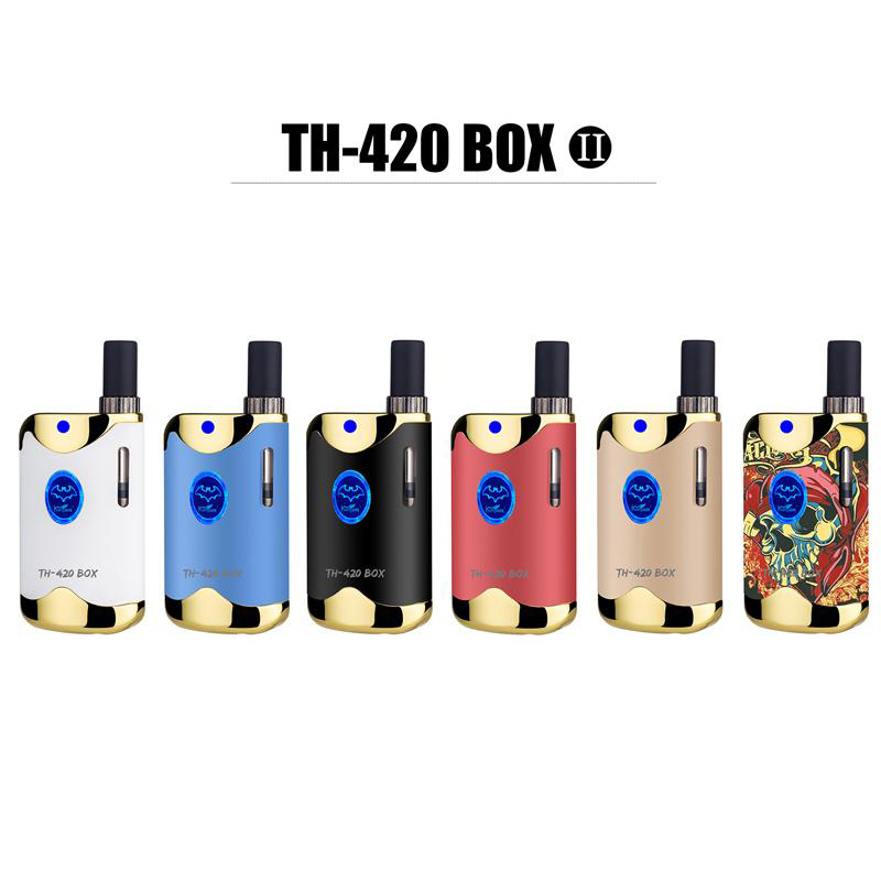 Authentic Kangvape TH-420 II Kit Compact One-button Design With 650mAh Battery And 0.5ml Cartridge Magnetic Ring Connection System
Authentic Kangvape TH-420 II Kit Compact One-button Design With 650mAh Battery And 0.5ml Cartridge Magnetic Ring Connection System