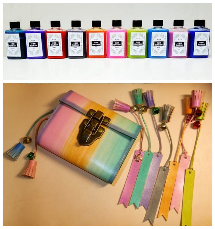 vegetable tanned Non alcoholic leather dye 10 colors chosing Diy handmade japanese craft Salt-based leather dyes 80ml
vegetable tanned Non alcoholic leather dye 10 colors chosing Diy handmade japanese craft Salt-based leather dyes 80ml