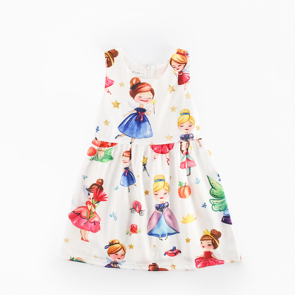 2020 Brand Princess Dresses for Girls Cartoon Angels Print Round Neck Kids Dress Children Valentine's Day Love Heart Printed designer clothe, White
2020 Brand Princess Dresses for Girls Cartoon Angels Print Round Neck Kids Dress Children Valentine's Day Love Heart Printed designer clothe, White