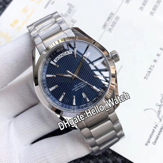 New Aqua Terra 150m Day-Date 231.10.42.22.03.001 Automatic Mens Watch Blue Texture Dial Stainless Steel Bracelet Watches Hello_Watch, Waterproof service
New Aqua Terra 150m Day-Date 231.10.42.22.03.001 Automatic Mens Watch Blue Texture Dial Stainless Steel Bracelet Watches Hello_Watch, Waterproof service