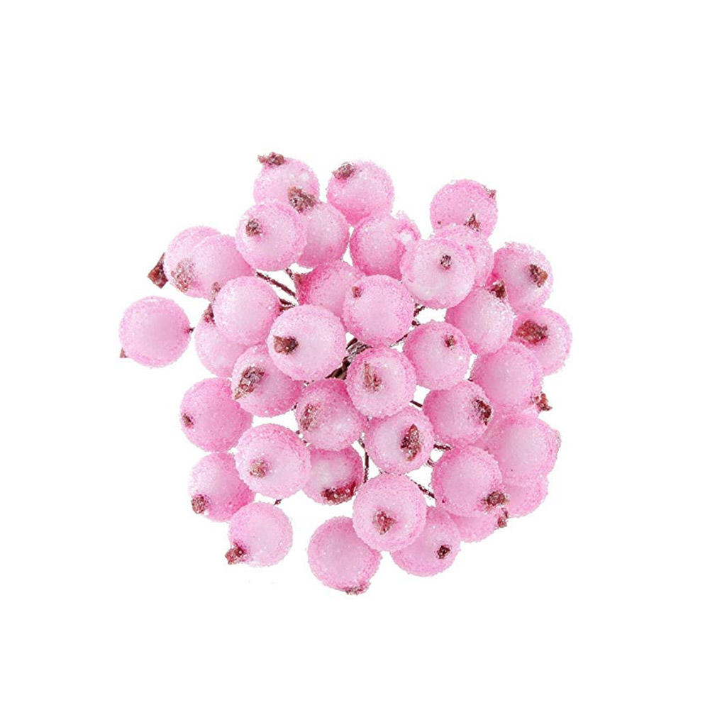 200 Pcs Artificial Christmas Berries Foam Berries For Xmas Tree Decorations Wreath Craft Use Wedding Party Favor (Pink) Pink
200 Pcs Artificial Christmas Berries Foam Berries For Xmas Tree Decorations Wreath Craft Use Wedding Party Favor (Pink) Pink