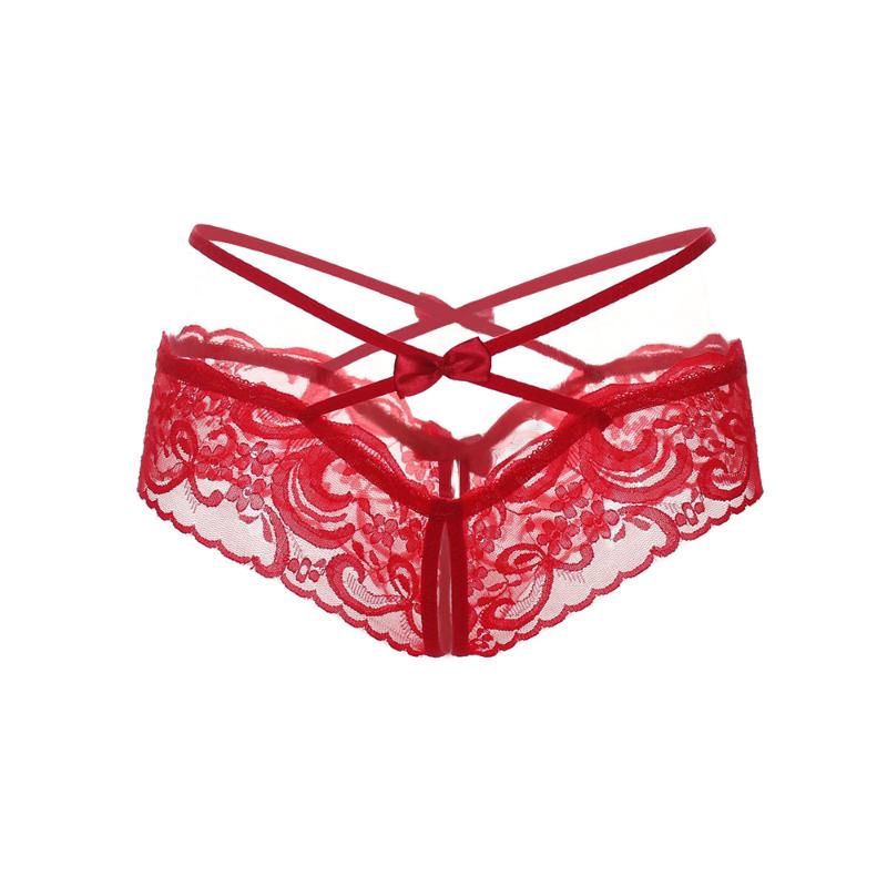 Sexy lace butterfly lace sexy underwear perspective thong women's T pants low waist temptation hollow, Black
Sexy lace butterfly lace sexy underwear perspective thong women's T pants low waist temptation hollow, Black