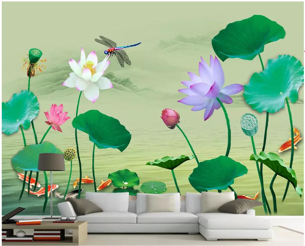 WDBH 3d wallpaper custom photo mural HD pond lotus carp dragonfly living room Home decor 3d wall murals wallpaper for walls 3 d, Non-woven wallpaper
WDBH 3d wallpaper custom photo mural HD pond lotus carp dragonfly living room Home decor 3d wall murals wallpaper for walls 3 d, Non-woven wallpaper