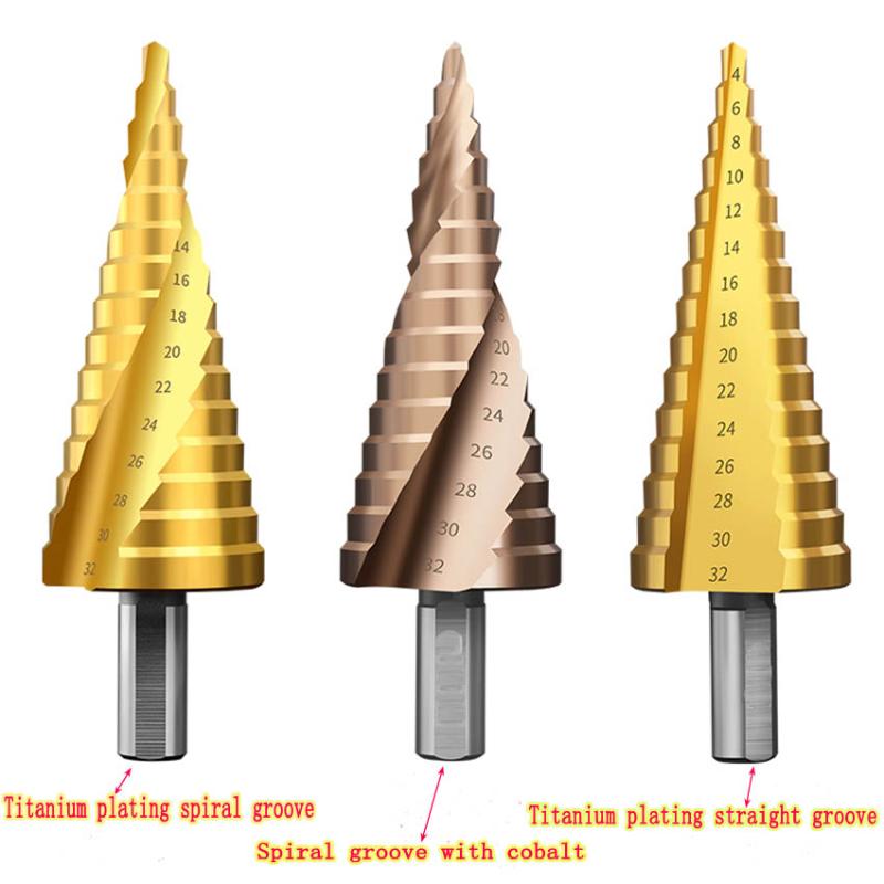 Tool drill step titanium speed coating steel cone hole cutter 4-32mm high drill step
Tool drill step titanium speed coating steel cone hole cutter 4-32mm high drill step