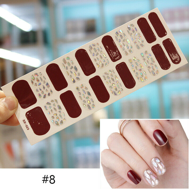 Stickers Full Coverage Nail Polish Packaging Self-adhesive Nail Sticker Nail Decoration DIY.A874