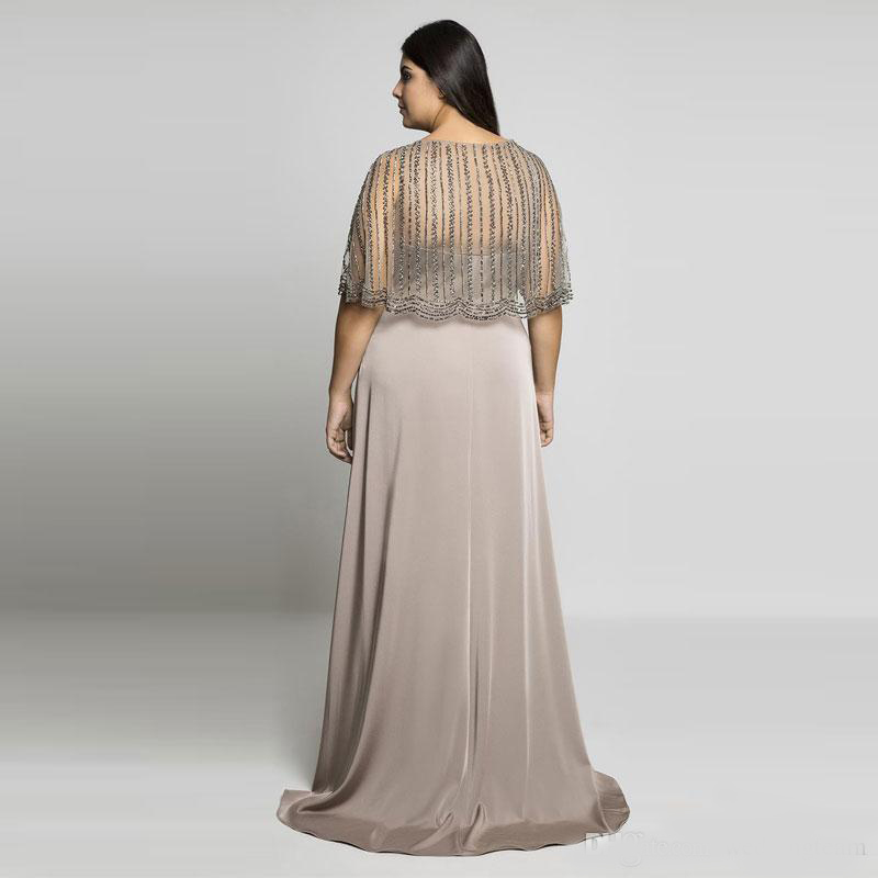 Hunter Green Beading Plus Size Prom Dresses V-Neck Evening Gowns With Wrap A-Line Floor Length Long Formal Dress