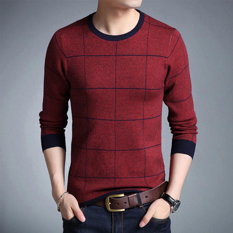 Men's Sweater Winter O-neck Knitted Sweaters Mens Casual Plaid Warm Knitting Jumper Pullovers Fashion Slim fit Wool Sweater Male, Red
Men's Sweater Winter O-neck Knitted Sweaters Mens Casual Plaid Warm Knitting Jumper Pullovers Fashion Slim fit Wool Sweater Male, Red