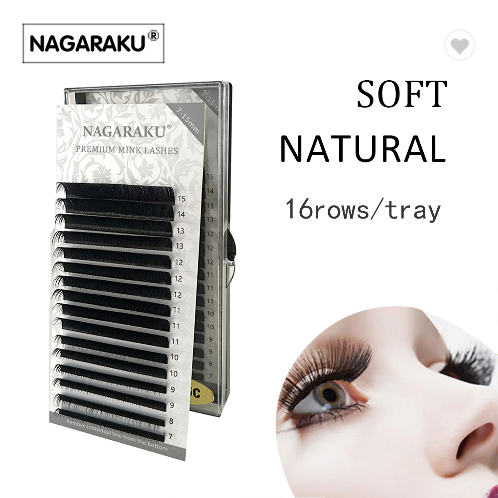 NAGARAKU 7~15mm MIX 16rows/case naturally-artificial mink eyelash extension mink lash individual lashes premium mink false eyelashes
NAGARAKU 7~15mm MIX 16rows/case naturally-artificial mink eyelash extension mink lash individual lashes premium mink false eyelashes