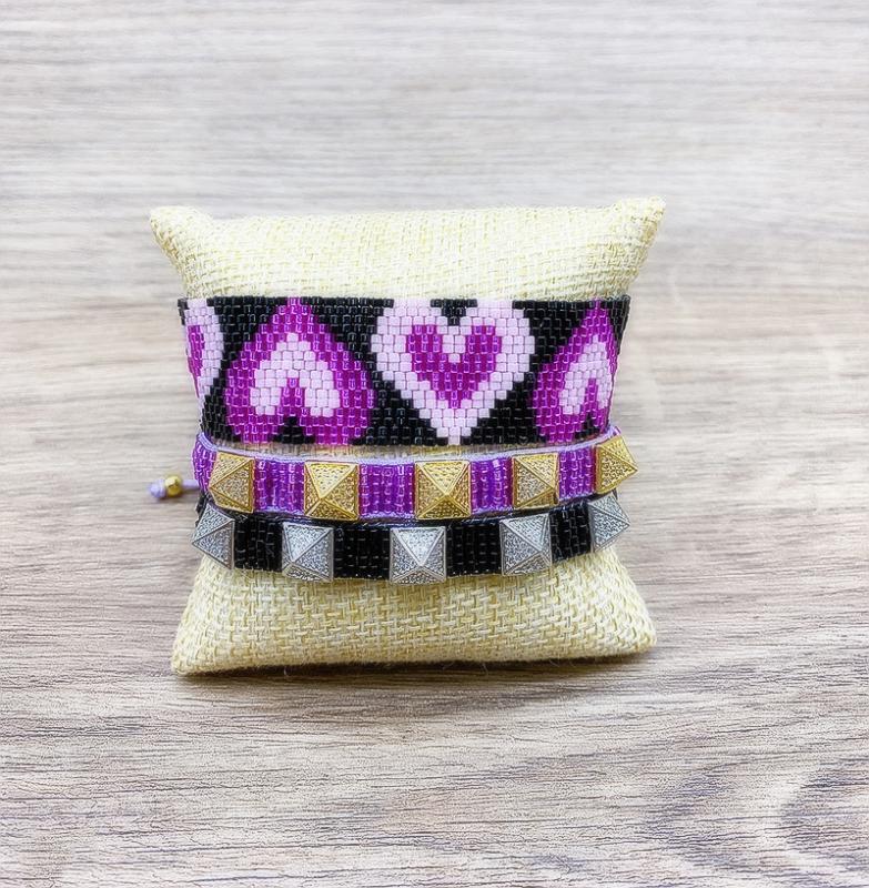 Rttooas Purple Heart MIYUKI Bracelet For Women Pulseras Mujer Moda 2020 Fashion Rivet Friendship Gifts
Rttooas Purple Heart MIYUKI Bracelet For Women Pulseras Mujer Moda 2020 Fashion Rivet Friendship Gifts