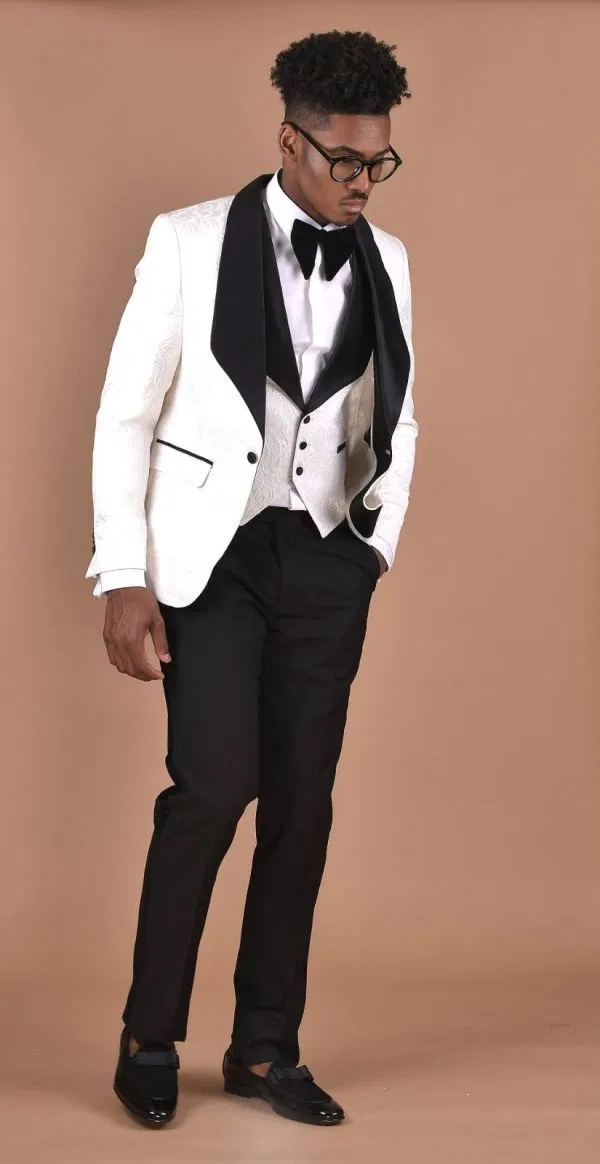 Groom Tuxedos Groomsmen Shawl Lapel Custom Made One Button Men Suits Wedding/Prom/Dinner Best Man Blazer ( Jacket+Pants+Vest+Tie ) M1438, Same as image
Groom Tuxedos Groomsmen Shawl Lapel Custom Made One Button Men Suits Wedding/Prom/Dinner Best Man Blazer ( Jacket+Pants+Vest+Tie ) M1438, Same as image