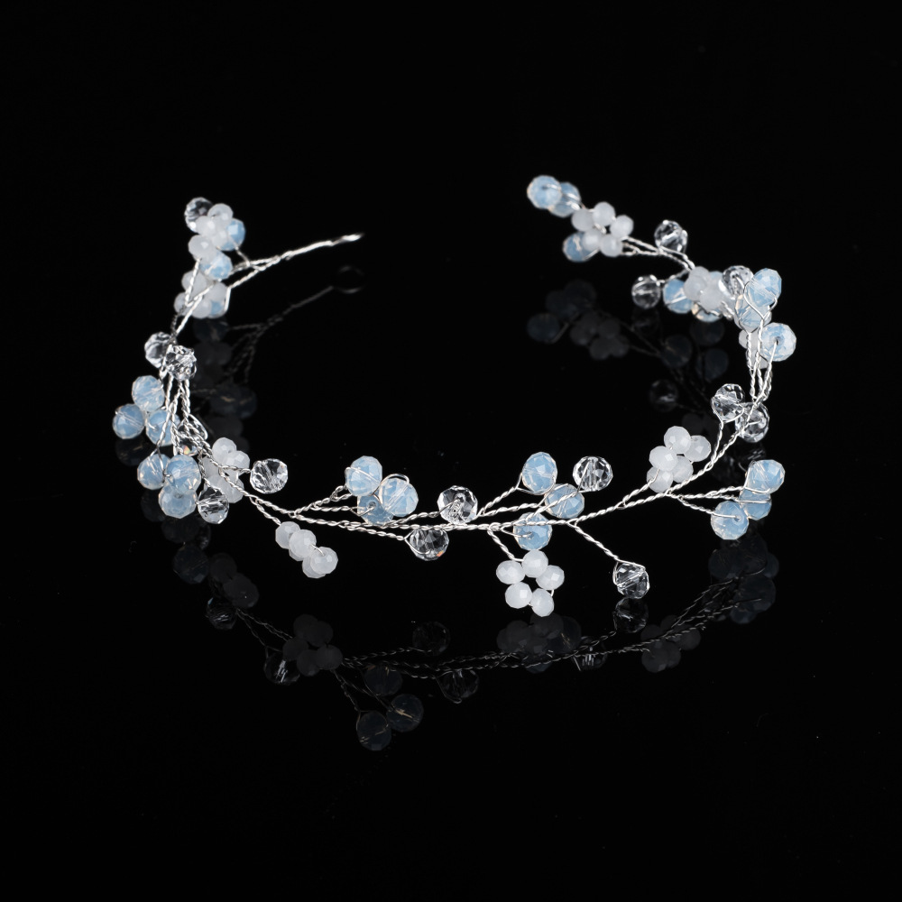 Bride Wedding Accessories Manual Crystal A String Of Beads Pink Colour Soft Chain Of Jade Beads Headwear Hair Band Hair Hoop
Bride Wedding Accessories Manual Crystal A String Of Beads Pink Colour Soft Chain Of Jade Beads Headwear Hair Band Hair Hoop