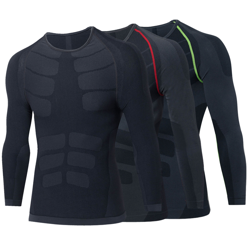 2020 Brand Seamless Long Sleeves Men's Sportswear Fitness Tights T-Shirt Training Underwear Compression Black Gym Shirt, Green line
2020 Brand Seamless Long Sleeves Men's Sportswear Fitness Tights T-Shirt Training Underwear Compression Black Gym Shirt, Green line