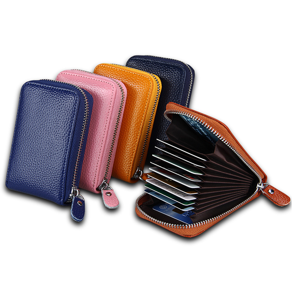Women Men Genuine Leather Organ Wallet Zipper Purses Unisex Pouches Card Holder Interior Slot Pocket Coin Pouch Mini Cowhide Wallet Gifts, 13 colors for choice
Women Men Genuine Leather Organ Wallet Zipper Purses Unisex Pouches Card Holder Interior Slot Pocket Coin Pouch Mini Cowhide Wallet Gifts, 13 colors for choice