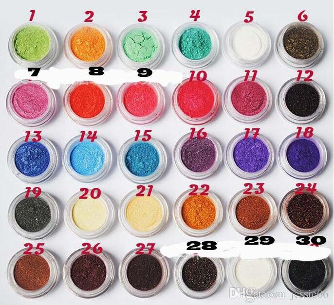 Party Prom Cosmetics Pro Eye Shadow Makeup Cosmetic Shimmer Powder Pigment Mineral Glitter Spangle Eyeshadow 60 Colors drop shipping 60pcs