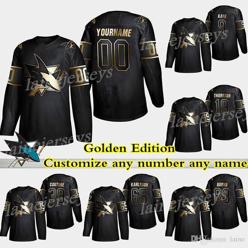 San Jose Sharks Jersey Golden Edition 88 Brent Burns 9 Evander Kane 65 Erik Karlsson 48 Couture Customize any number any name hockey jerseys, Black
San Jose Sharks Jersey Golden Edition 88 Brent Burns 9 Evander Kane 65 Erik Karlsson 48 Couture Customize any number any name hockey jerseys, Black